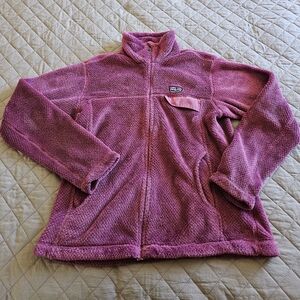 Patagonia Hot Pink Full-Zip Re-Tool Pockets POLARTEC Outdoor Hiking Jacket Sz M